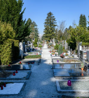 Tradicionalni obiski grobov, polaganje cvetja, vencev in prižiganje sveč ob dnevu spomina na mrtve