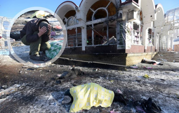 
                Masakr na tržnici u Donjecku. Rusi: 'Ukrajinci su granatirali civile, imamo najmanje 25 mrtvih'
              